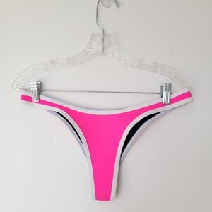 Hoaka Swimwear Vibrant Pink Women's Swim Bottom Size Large